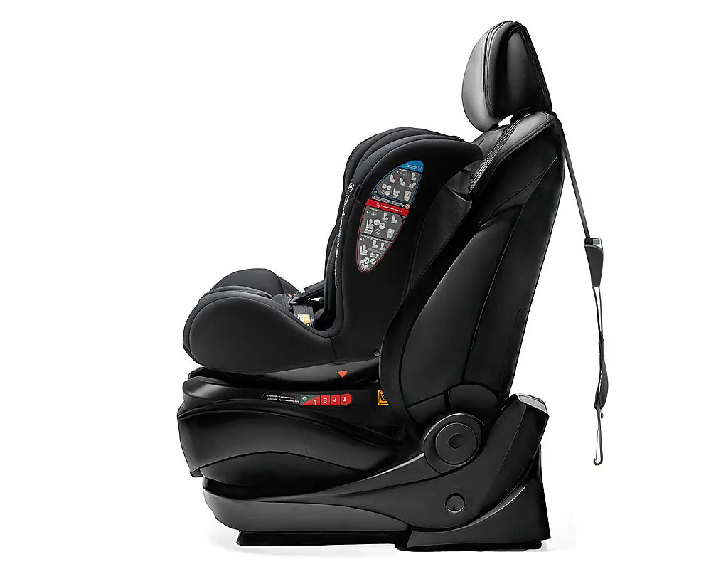 Автокрісло Bair Uno 360 i-size Iso-fix TB-01 total black