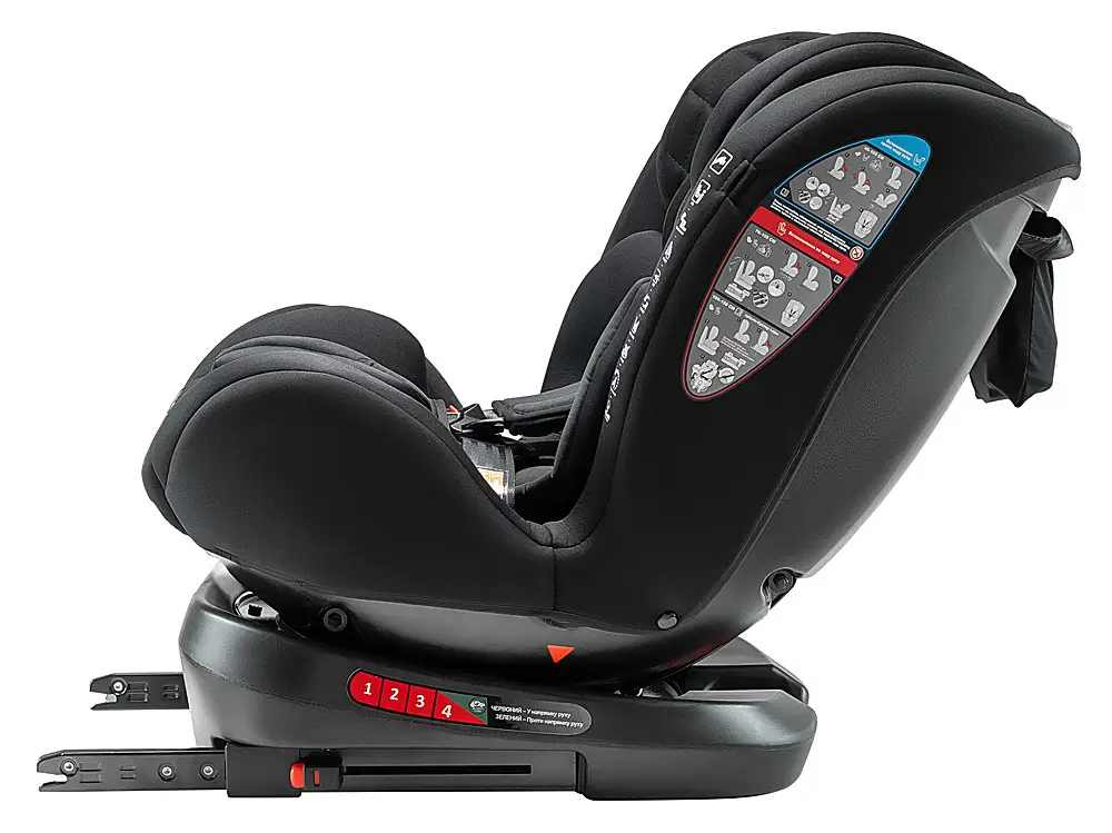 Автокрісло Bair Uno 360 i-size Iso-fix TB-01 total black
