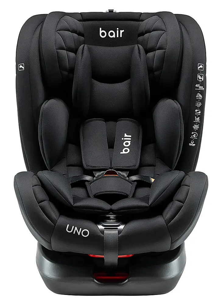 Автокрісло Bair Uno 360 i-size Iso-fix TB-01 total black