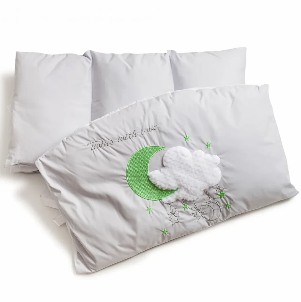 Бампер Babycentre & Twins Moonlight 2011-BTMO-10, grey