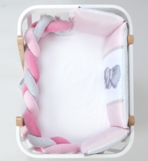 Захист (бампер)-коса Veres Pink Grey 120х15 см