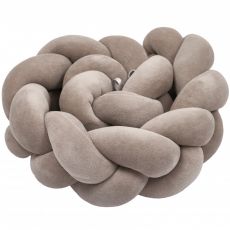 Бампер - косичка Twins 3-х прядная 150 см 2020-K3-150-010, grey