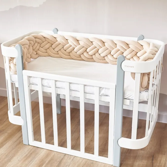 Бампер - косичка Twins 4-х прядна подвійна 240 см 2020-K4-2-240P-02, beige