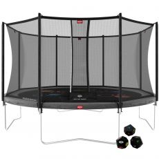 Батут Berg Favorit Regular 430 Grey Levels + защитная сетка Comfort