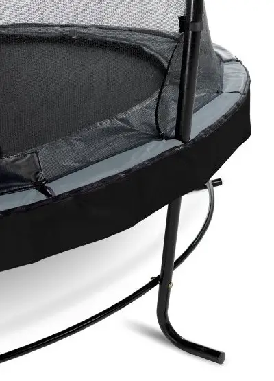 Батут із захисною сіткою Exit Elegant 427 см black