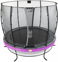 Батут с сеткой Exit Elegant 2530 мм purple
