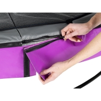 Батут с сеткой Exit Elegant 2530 мм purple