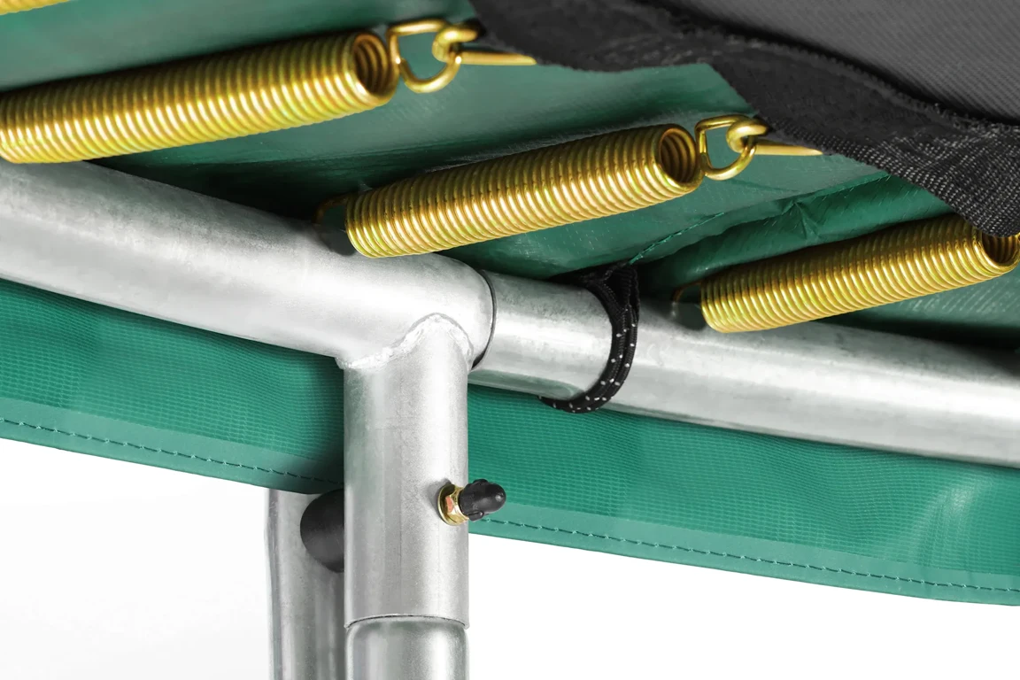 Батут с защитной сеткой Salta Combo 427 см Green