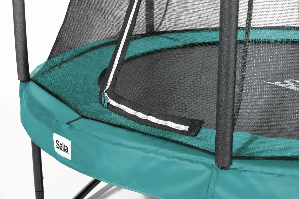 Батут с защитной сеткой Salta Comfort Edition 366 см Green