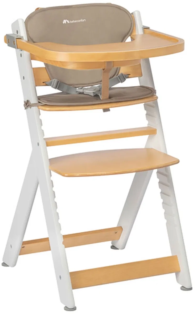 Стульчик для кормления с вкладышем BebeConfort Timba Light Wood/Beige