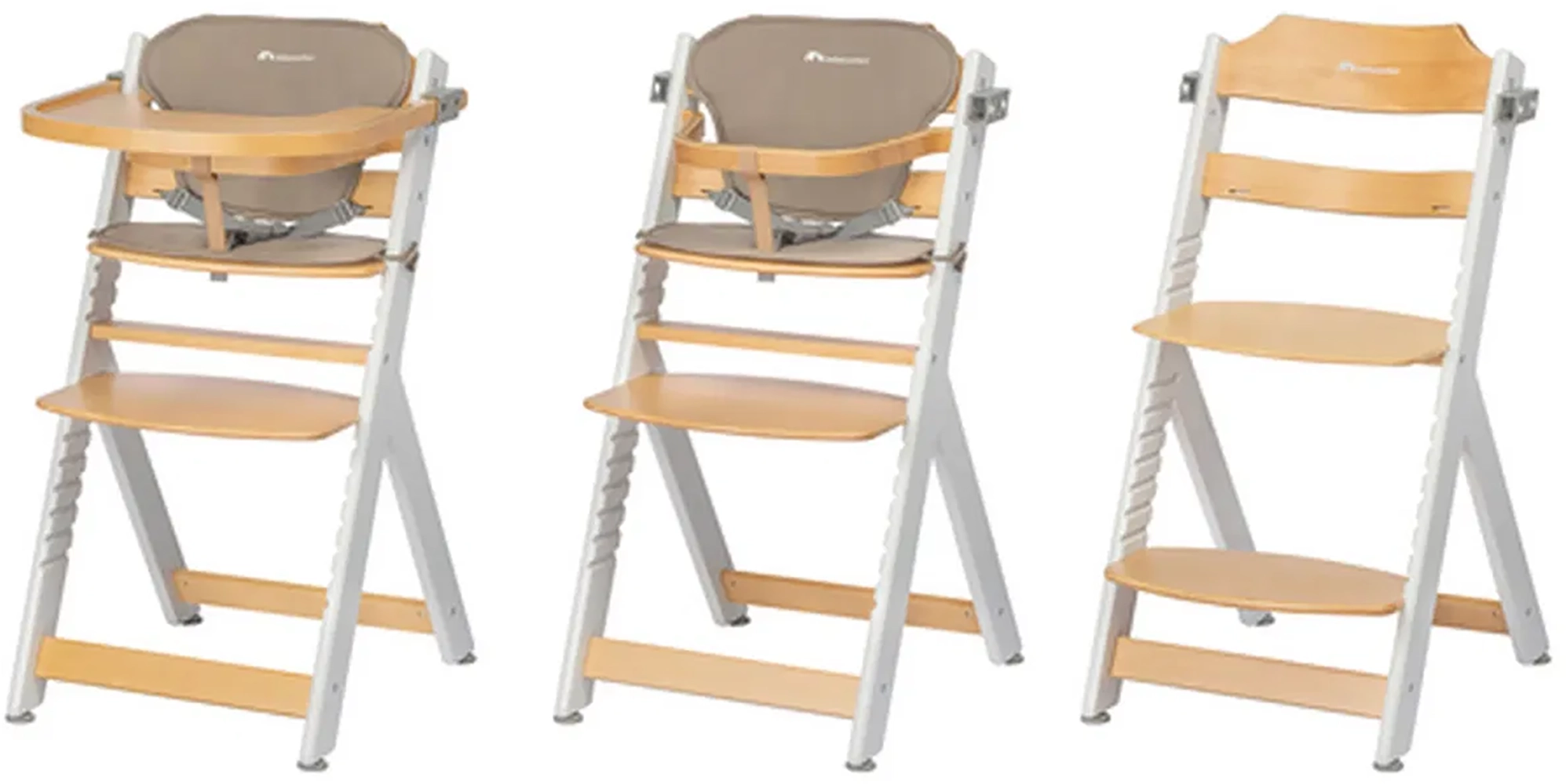 Стульчик для кормления с вкладышем BebeConfort Timba Light Wood/Beige