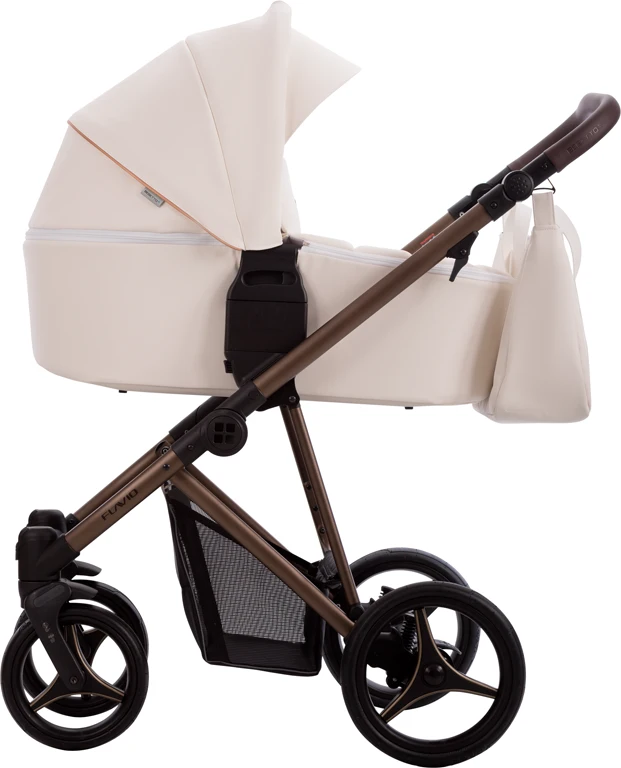 Детская коляска 2 в 1 Bebetto Flavio Choco Pro 14 (екрю)