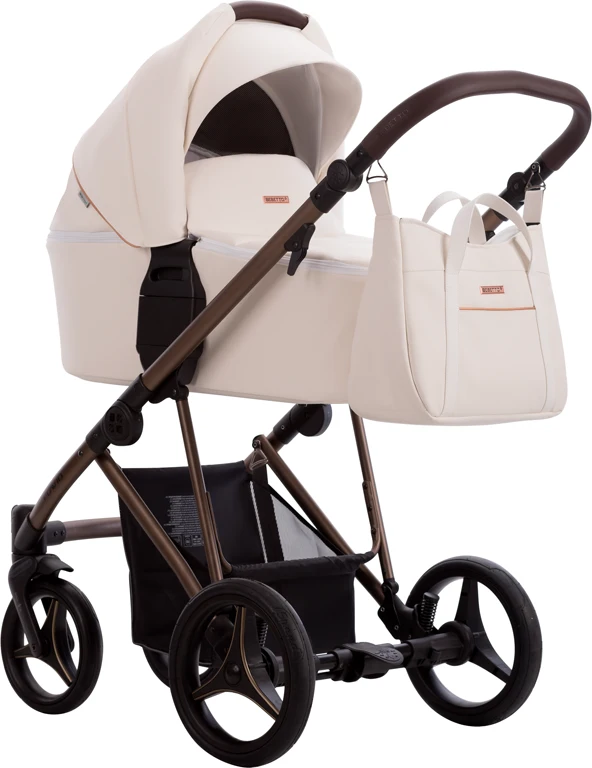 Детская коляска 2 в 1 Bebetto Flavio Choco Pro 14 (екрю)