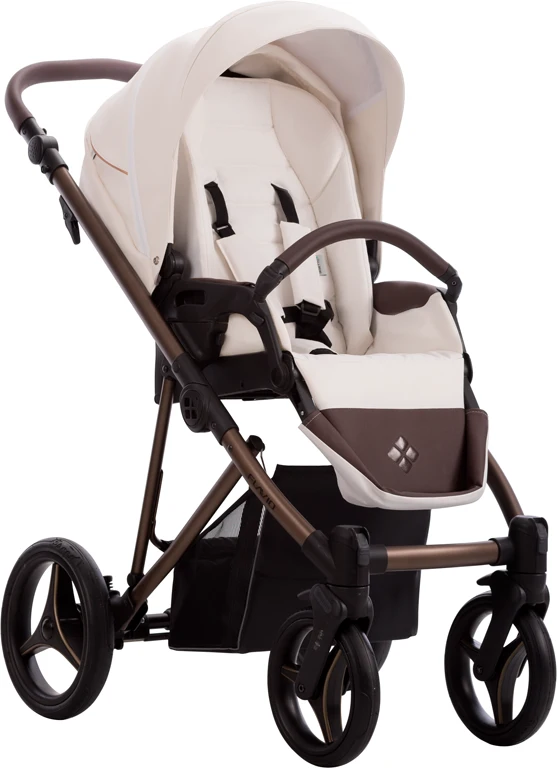 Детская коляска 2 в 1 Bebetto Flavio Choco Pro 14 (екрю)