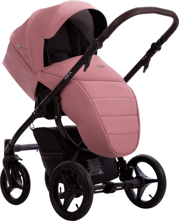 Детская коляска 2 в 1 Bebetto Luca Pro (36) темно-розовый