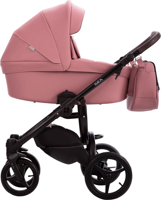 Детская коляска 2 в 1 Bebetto Luca Pro (36) темно-розовый