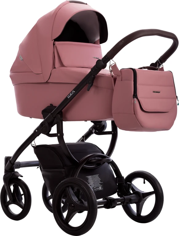 Детская коляска 2 в 1 Bebetto Luca Pro (36) темно-розовый