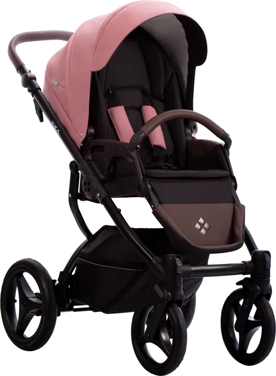 Детская коляска 2 в 1 Bebetto Luca Pro (36) темно-розовый