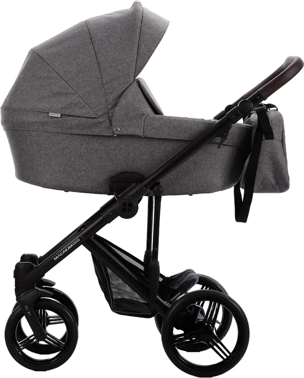Коляска 2 в 1 Bebetto Magnum Light SE (03) серый лен