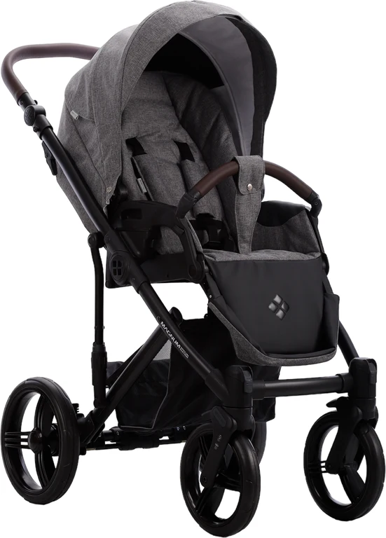 Коляска 2 в 1 Bebetto Magnum Light SE (03) сірий льон