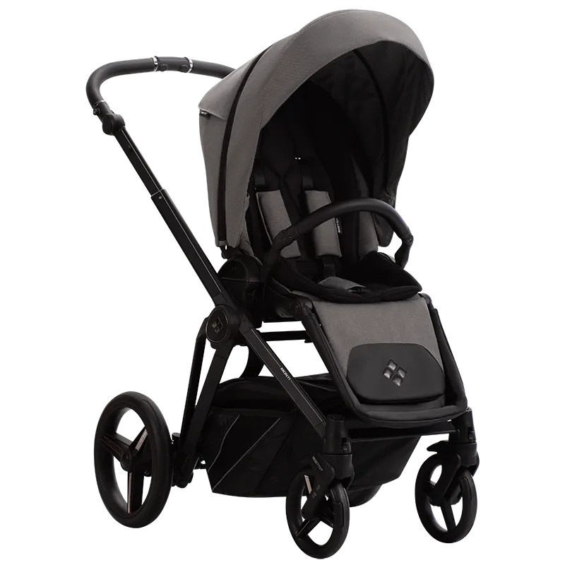 Коляска 2 в 1 Bebetto Monti 01 Dark