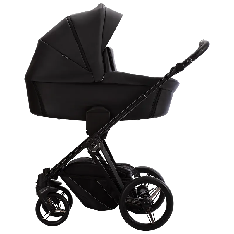 Коляска 2 в 1 Bebetto Monti PRO 01 Dark
