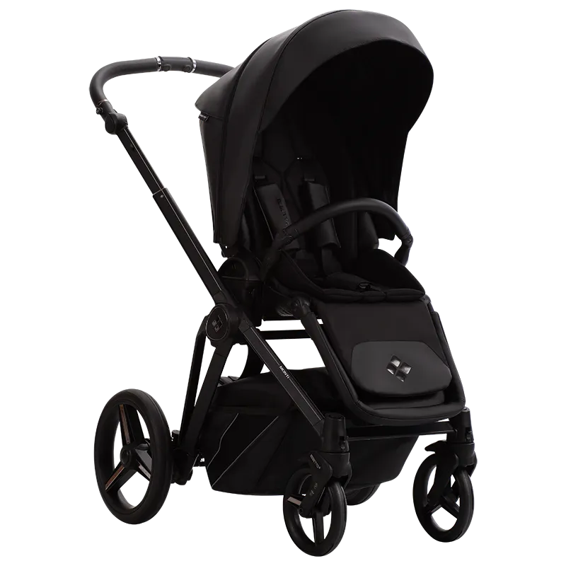 Коляска 2 в 1 Bebetto Monti PRO 01 Dark