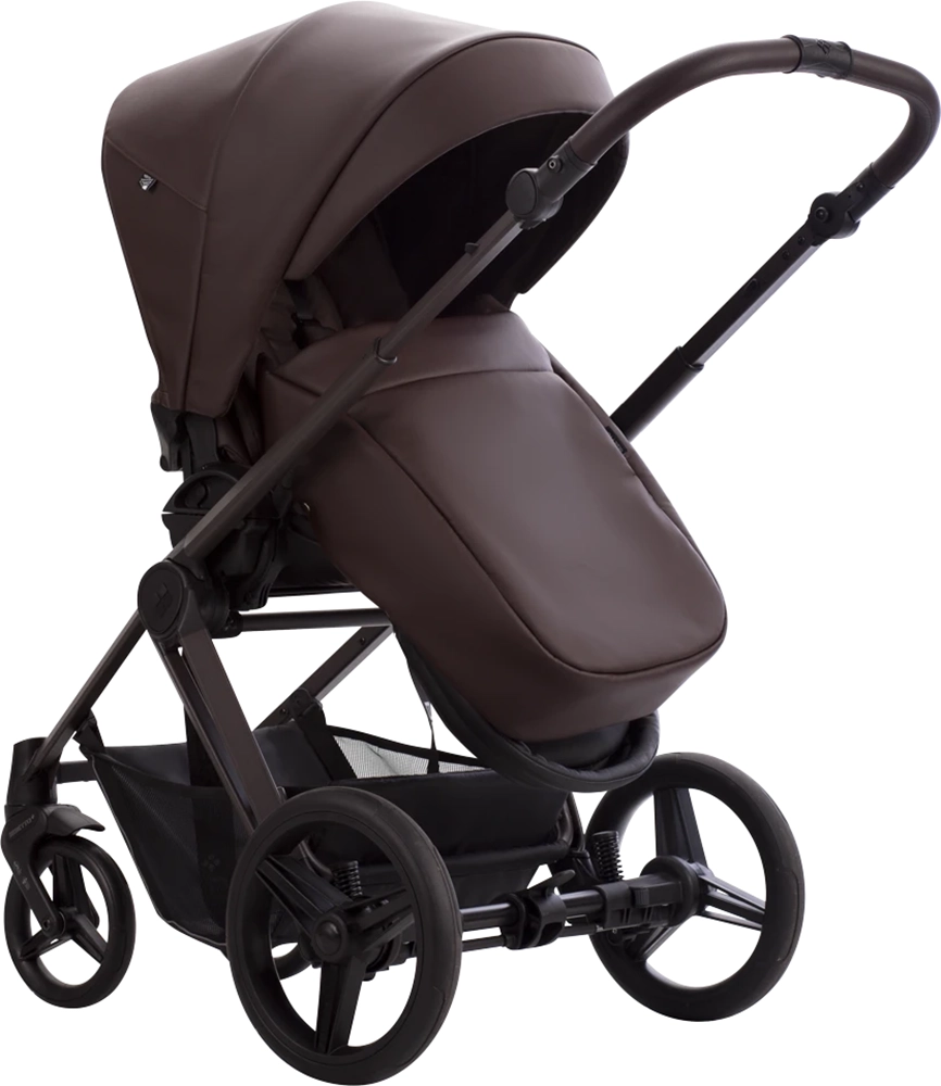 Коляска 2 в 1 Bebetto Nuvio PRO 01 Brown (шоколад)