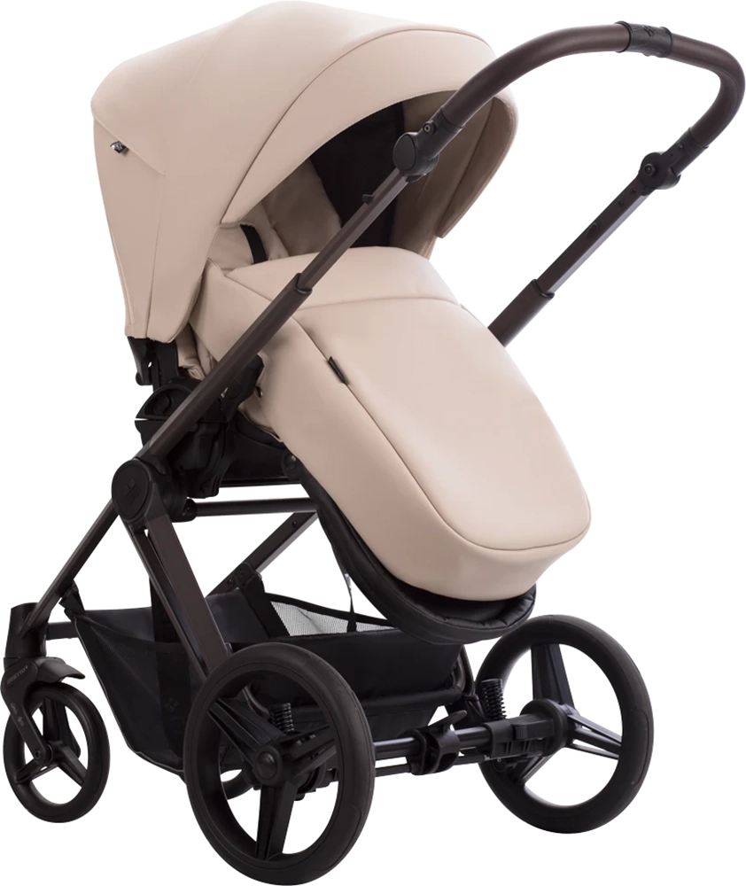 Коляска 2 в 1 Bebetto Nuvio PRO  02 Brown (капучино)