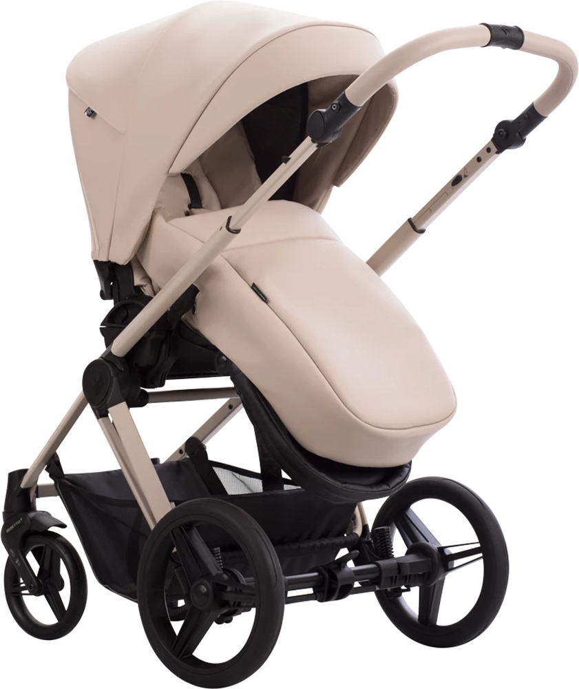 Коляска 2 в 1 Bebetto Nuvio PRO 02 Cream (капучино)