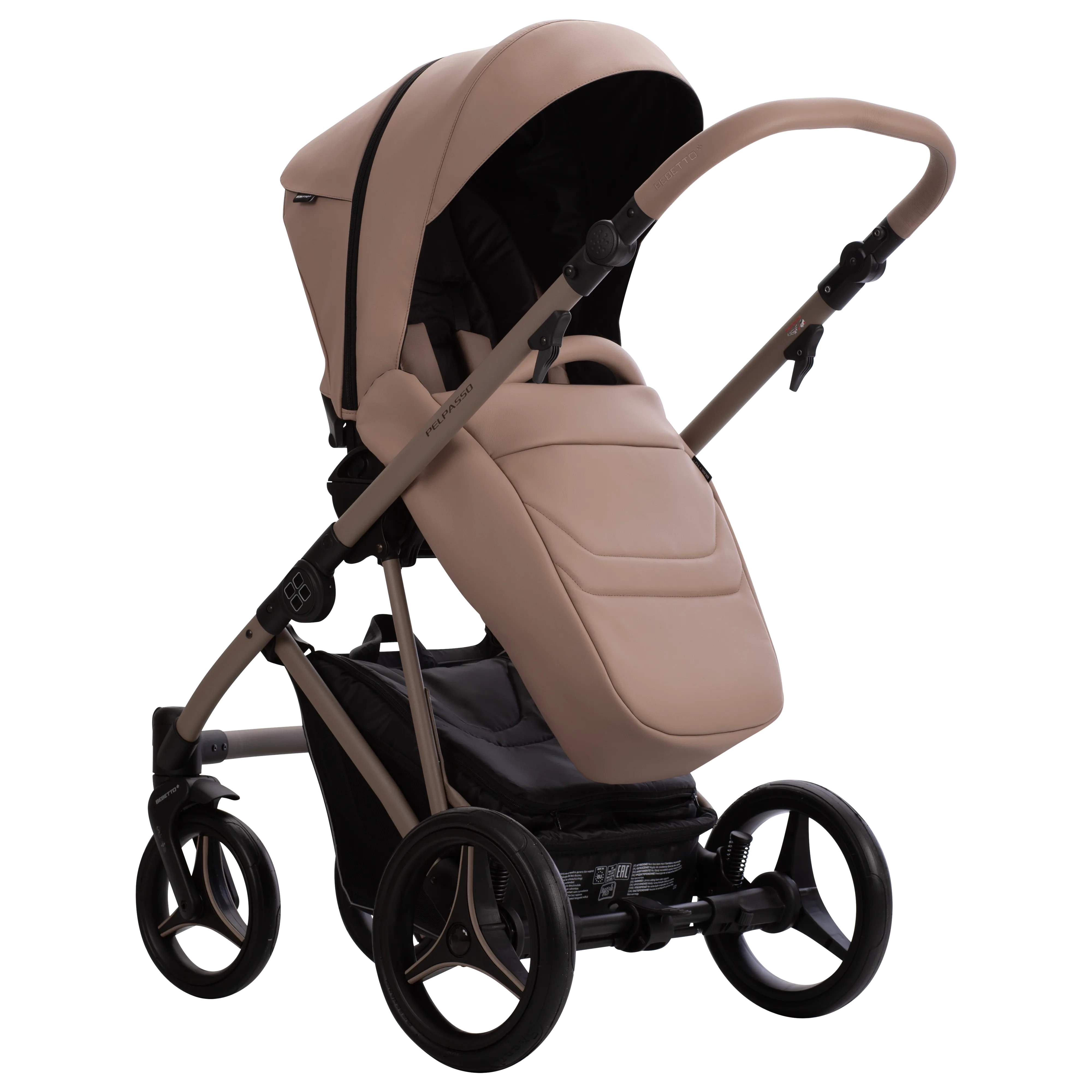 Коляска 2 в 1 Bebetto Pelpasso PRO 01 Kaszmir