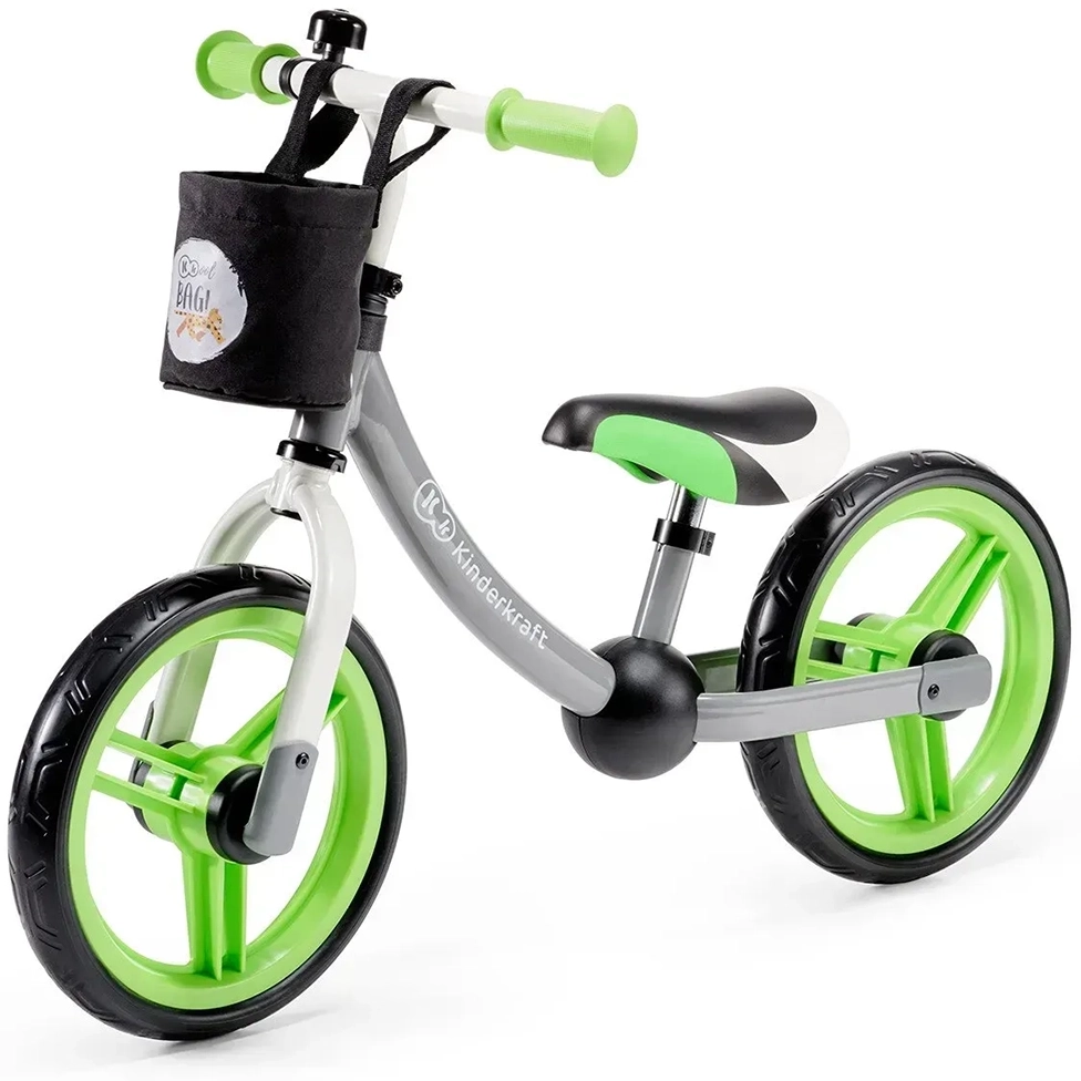 Беговел Kinderkraft 2Way Next Green/Gray
