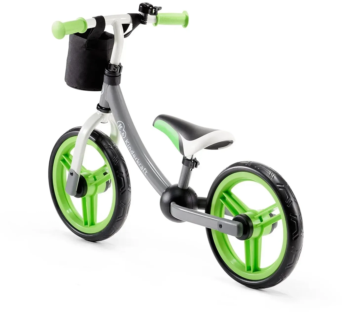 Беговел Kinderkraft 2Way Next Green/Gray