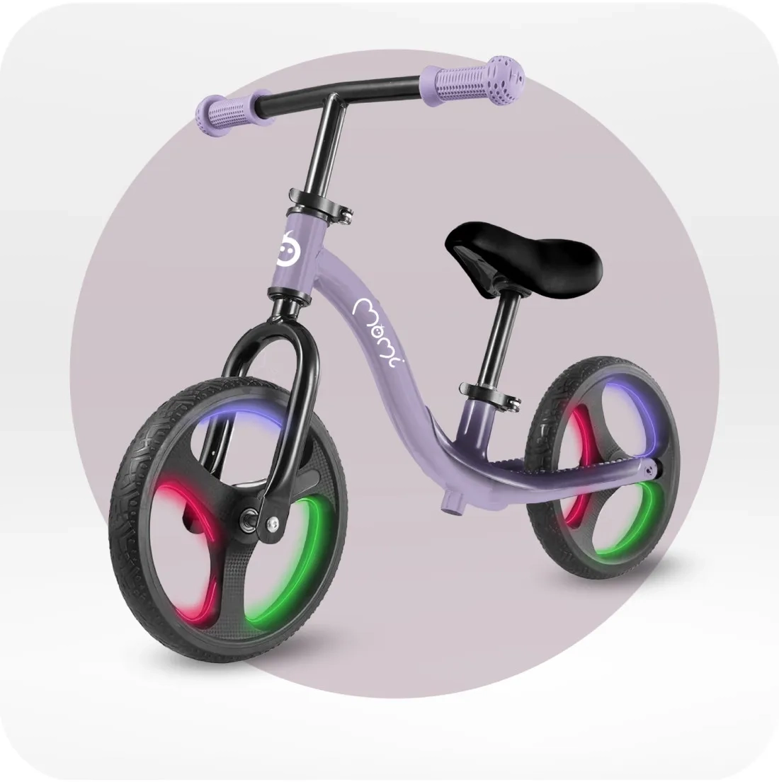 Беговел MoMi ISOKA з LED підсвіткою purple