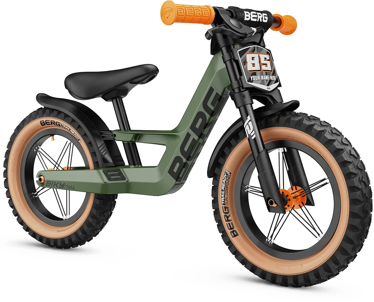 Беговел Berg Biky Trail Green Handbrake