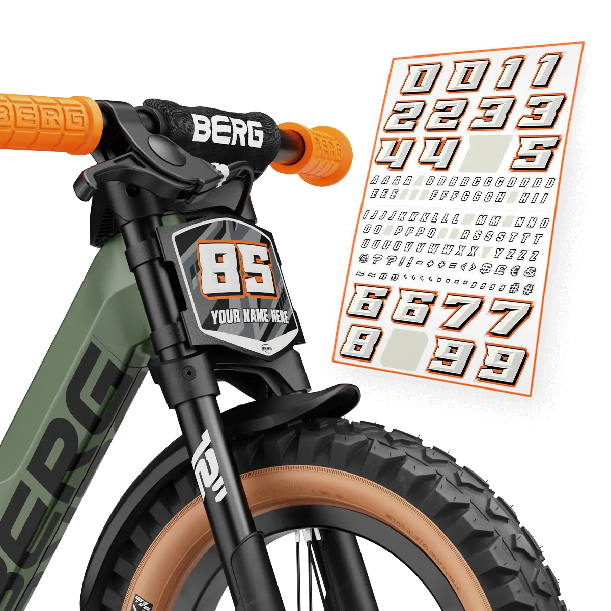 Біговел Berg Biky Trail Green Handbrake