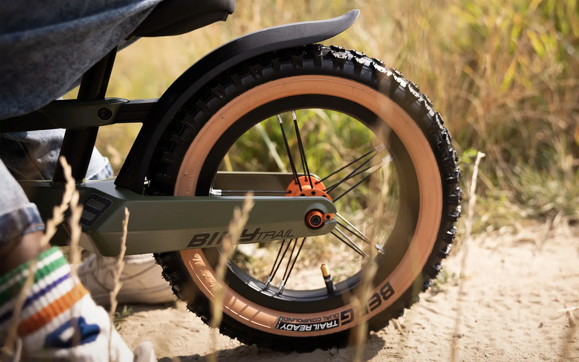 Біговел Berg Biky Trail Green Handbrake