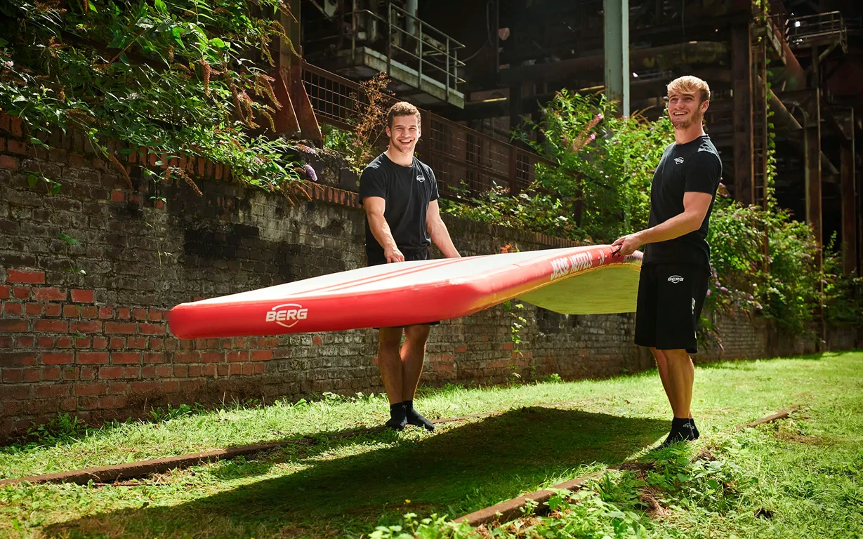 Батут Berg x Jesse Heffels AirTrack Home 500
