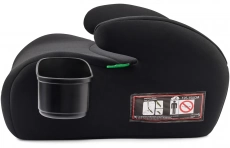 Бустер VELANO Caro 125–150 см, подстаканник, black