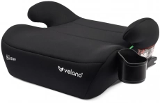 Бустер VELANO Primo i-Size 125-150 см, ISOFIX + подстаканник, black