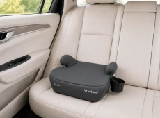 Бустер VELANO Primo i-Size 125-150 см, ISOFIX + подстаканник, grey