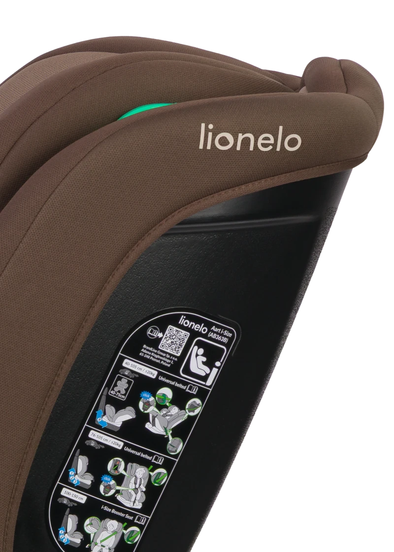 Автокрісло Lionelo Aart i-Size BEIGE CHOCOLATE