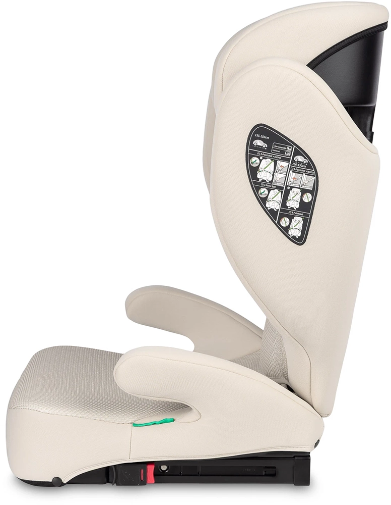 Автокресло Caretero Breezy Fix i-Size BEIGE (100-150 см)