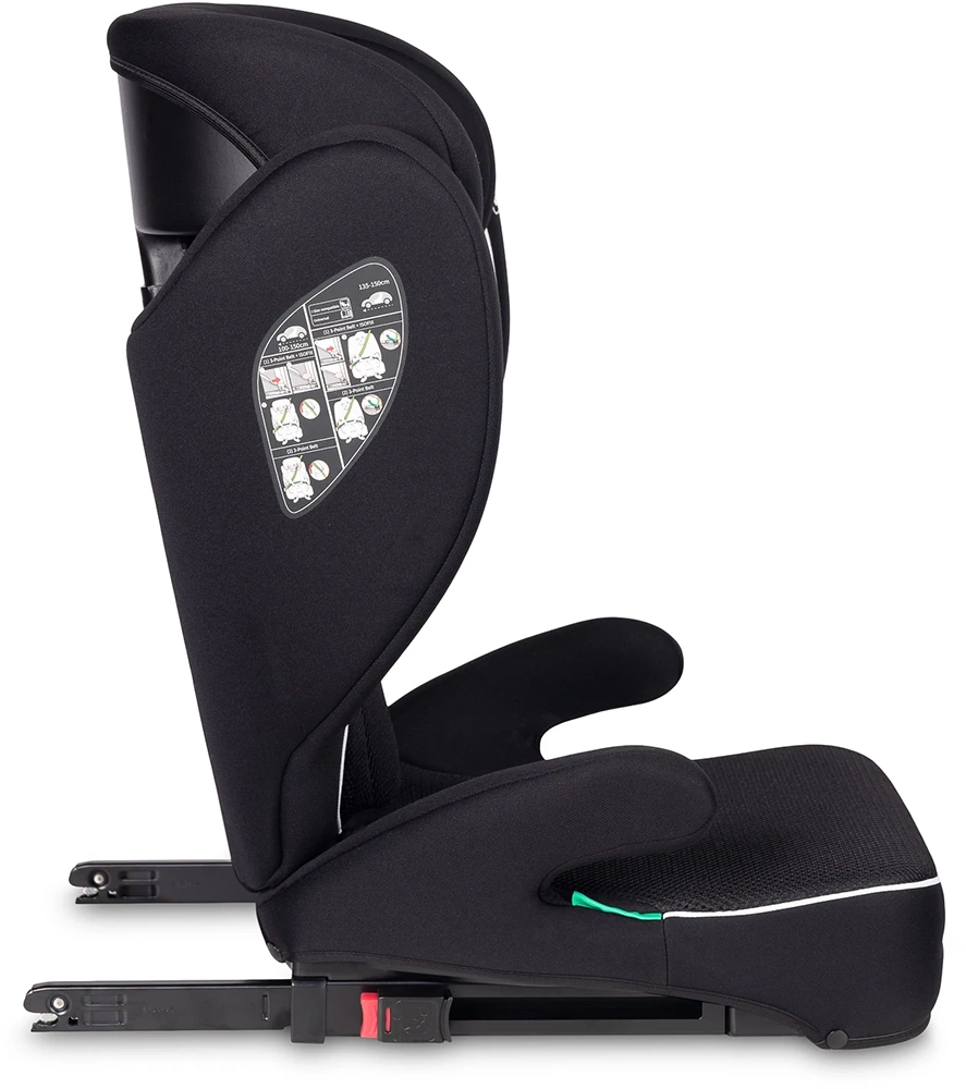 Автокресло Caretero Breezy Fix i-Size BLACK (100-150 см)