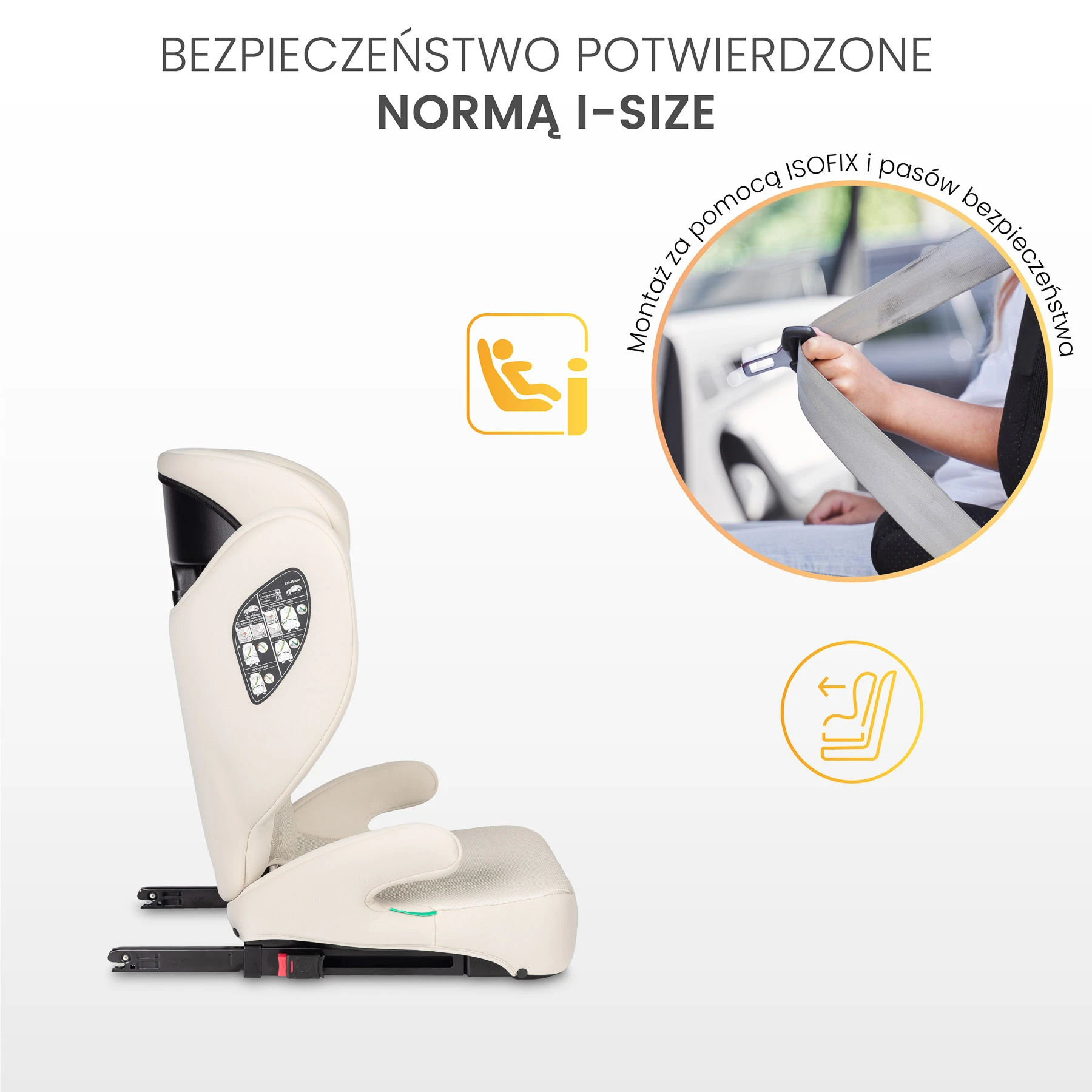 Автокресло Caretero Breezy Fix i-Size BLACK (100-150 см)