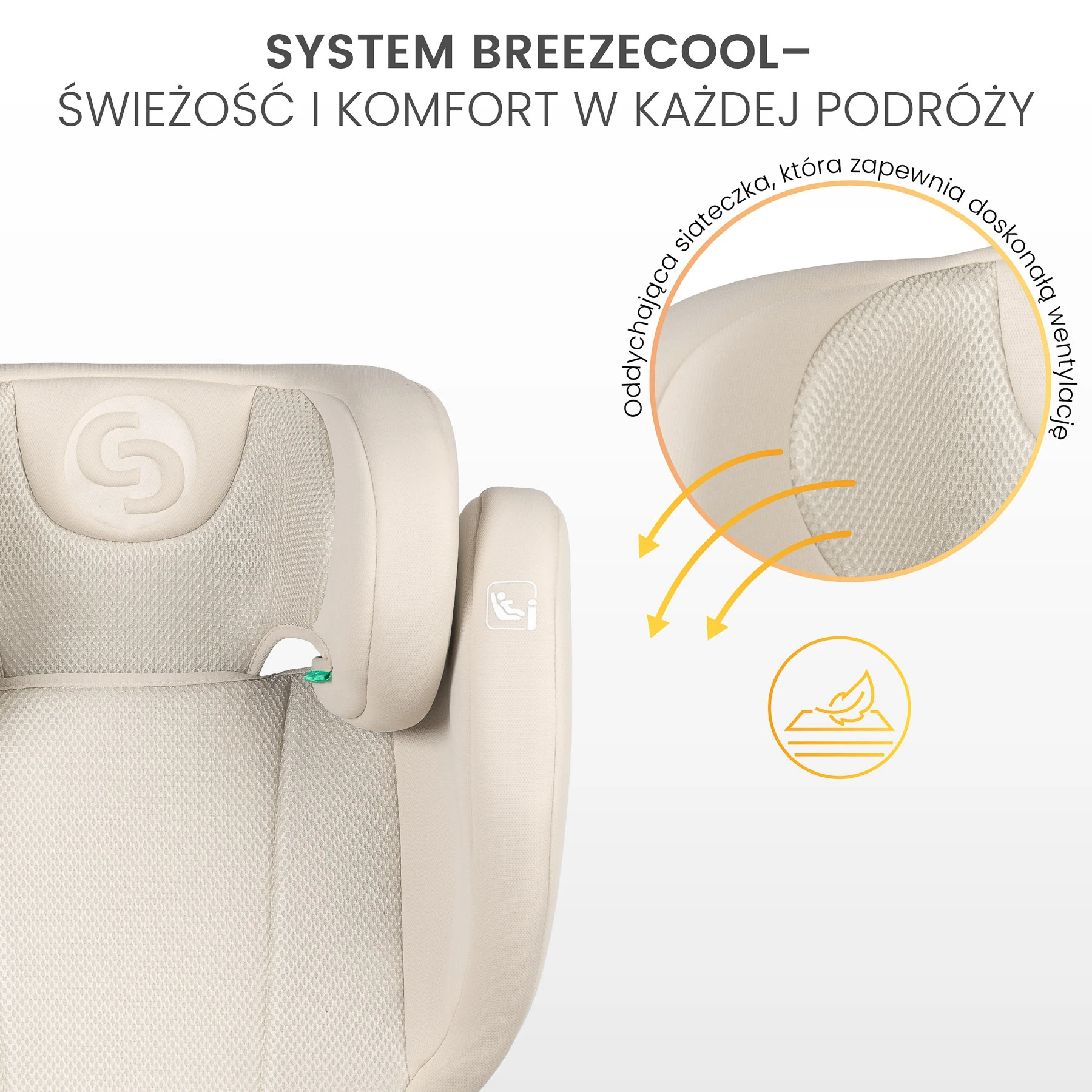 Автокресло Caretero Breezy Fix i-Size BLACK (100-150 см)