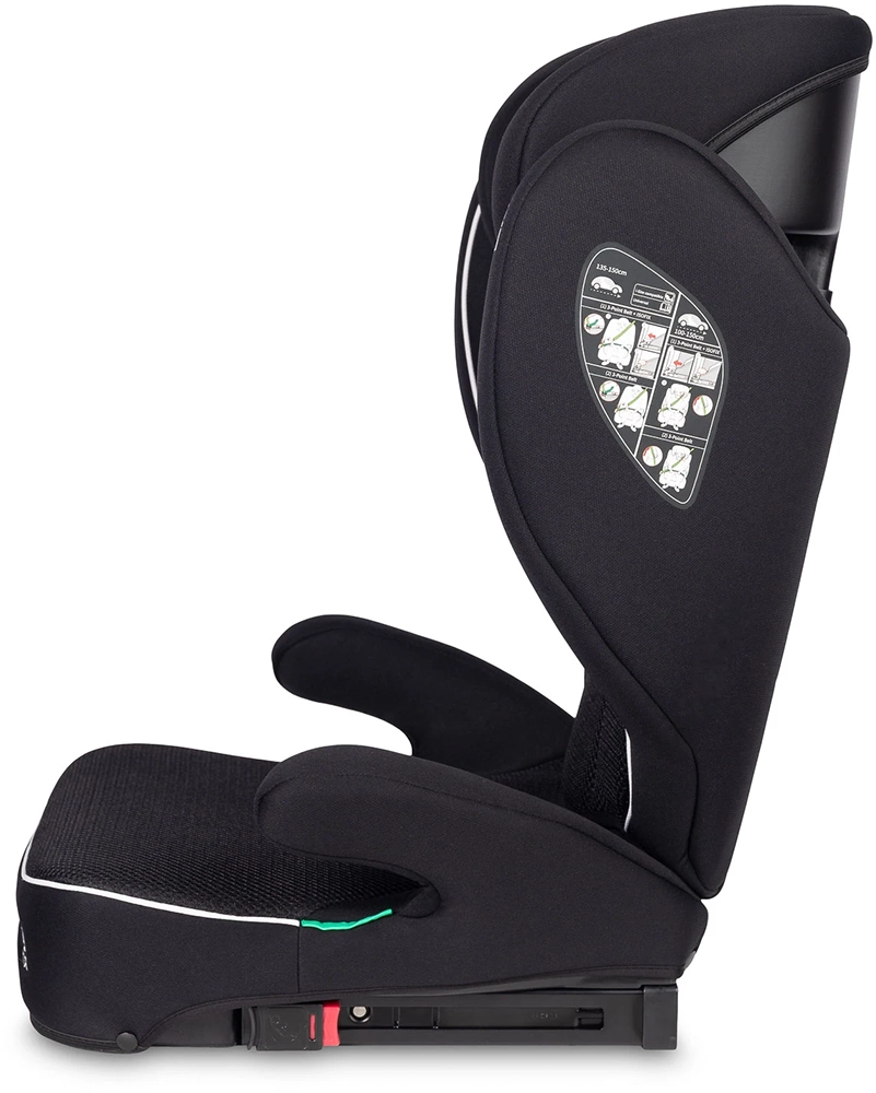 Автокресло Caretero Breezy Fix i-Size BLACK (100-150 см)