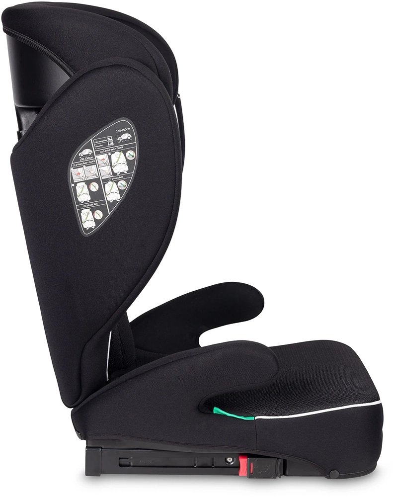 Автокресло Caretero Breezy Fix i-Size BLACK (100-150 см)