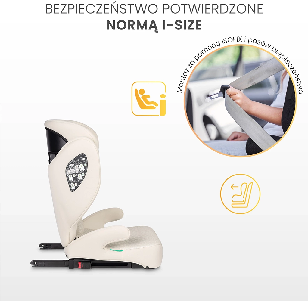 Автокресло Caretero Breezy Fix i-Size GREY (100-150 см)
