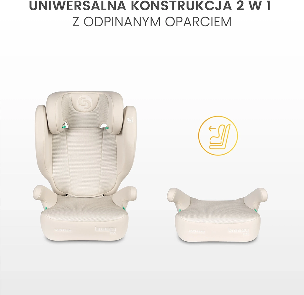 Автокресло Caretero Breezy Fix i-Size GREY (100-150 см)